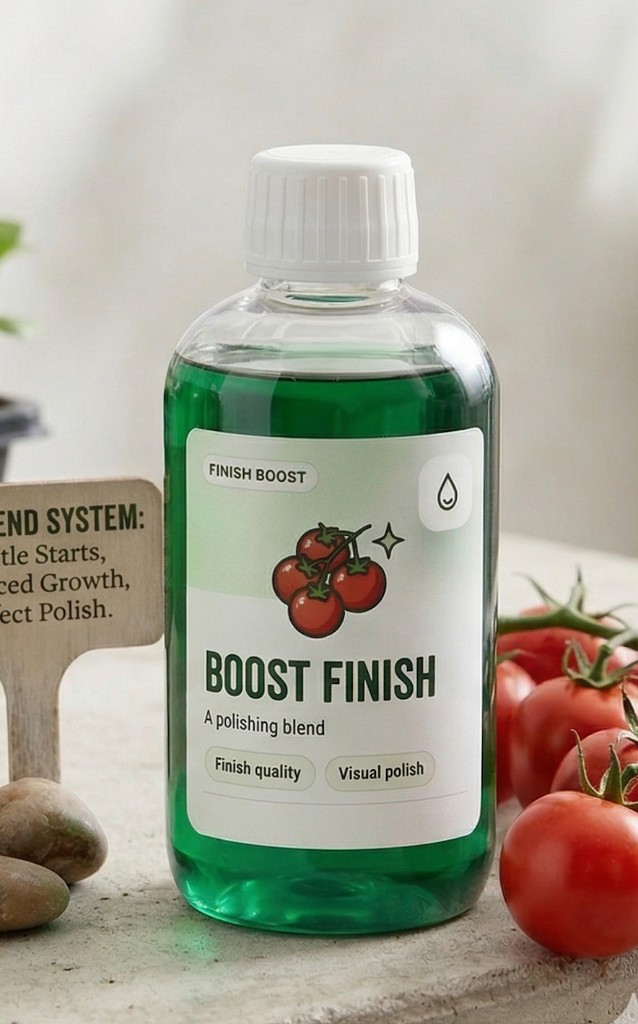 Boost Finish nutrient solution bottle